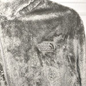 North face gray fleece sweater